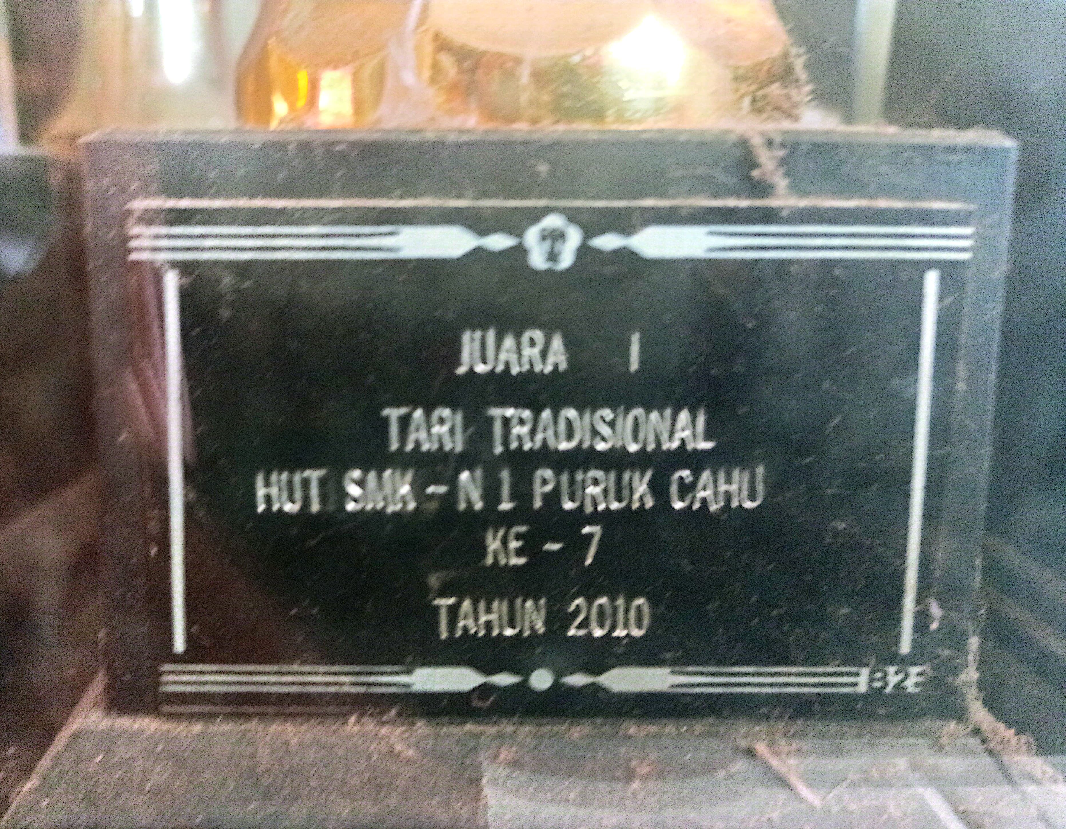 Juara 1 lomba Tari Tradisional 